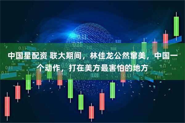 中国星配资 联大期间，林佳龙公然窜美，中国一个动作，打在美方最害怕的地方